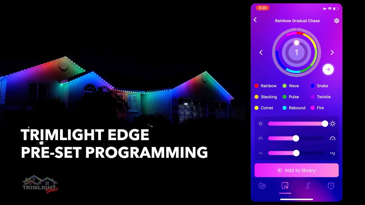 Trimlight EDGE Pre-set Programming Trimlight EDGE Pre-set Programming